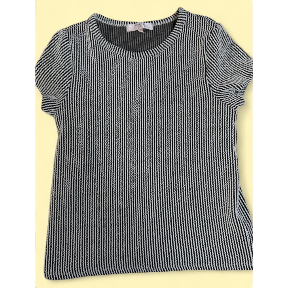 Black and white striped shirt
